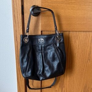 Coach Black Leather Shoulder Bag A1093-14576